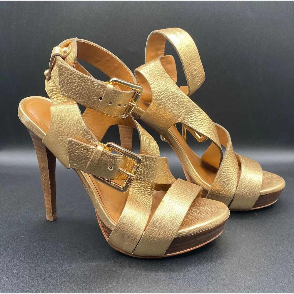 Michael Kors Gold Heels